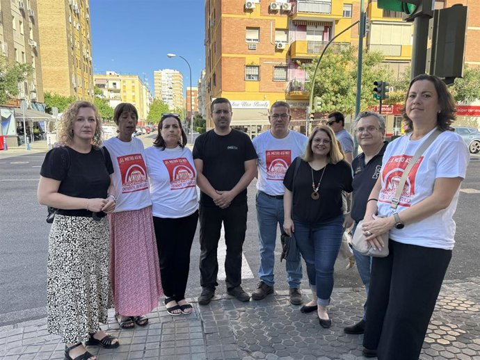 Susana Hornillo en su visita a la Macarena