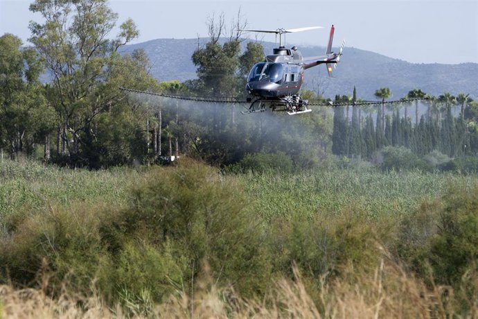 La Diputación intensifica la lucha contra los mosquitos por vía aérea