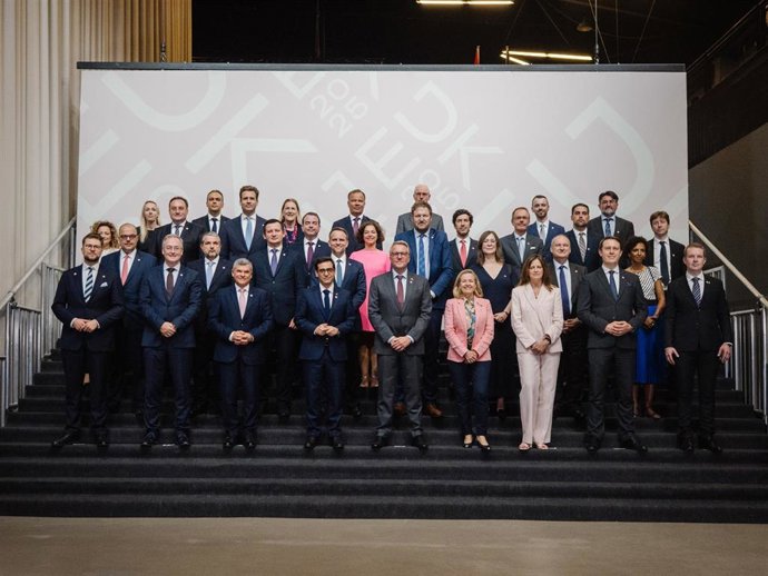 Foto de familia del Consejo Informal de Competitividad de Copenhague.