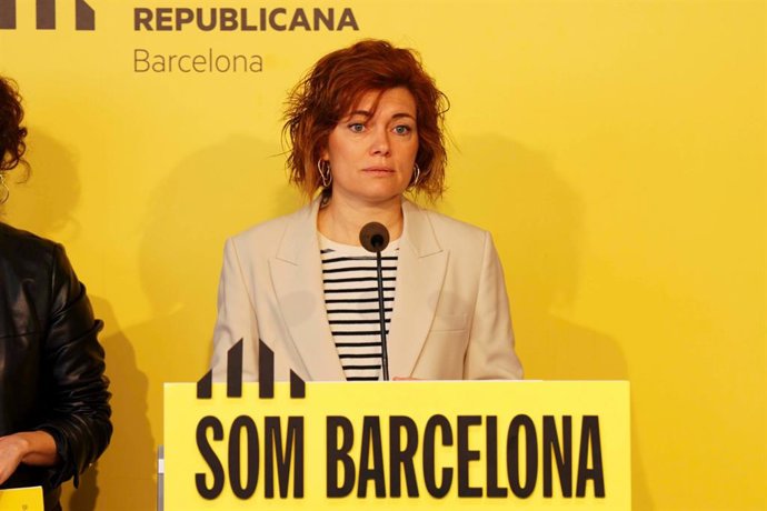 Archivo - La líder d'ERC a l'Ajuntament de Barcelona, Elisenda Alamany