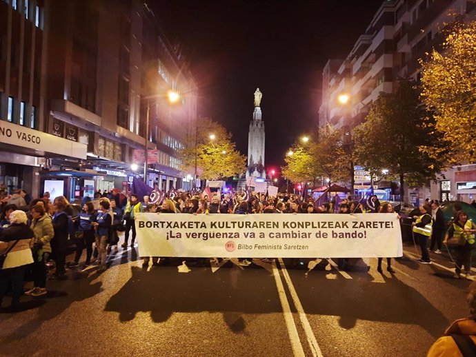 Archivo - Indarkeria matxistaren aurkako manifestazioa
