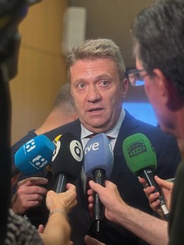 El presidente del TSJ, Manuel Baeza,