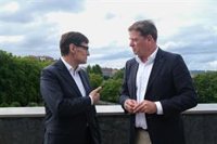 Salvador Illa dice que "no pararán" hasta lograr la oficialidad del catalán en la UE: "La razón está de nuestra parte"