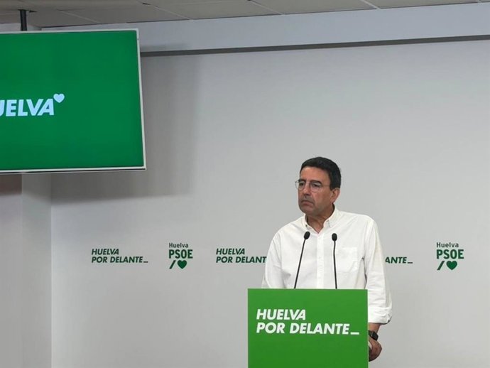 El portavoz de Presidencia del PSOE-A y diputado por Huelva, Mario Jiménez.