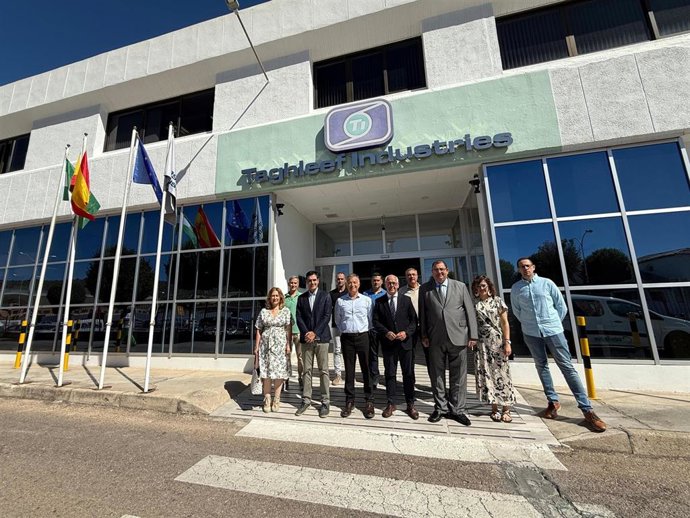Visita a la empresa Taghleef Industries, en Alcalá la Real