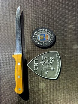 Cuchillo intervenido en Ibiza