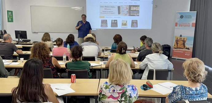 David González en el Curso de Verano 2025 'Escritura práctica de novela' en la UNIA