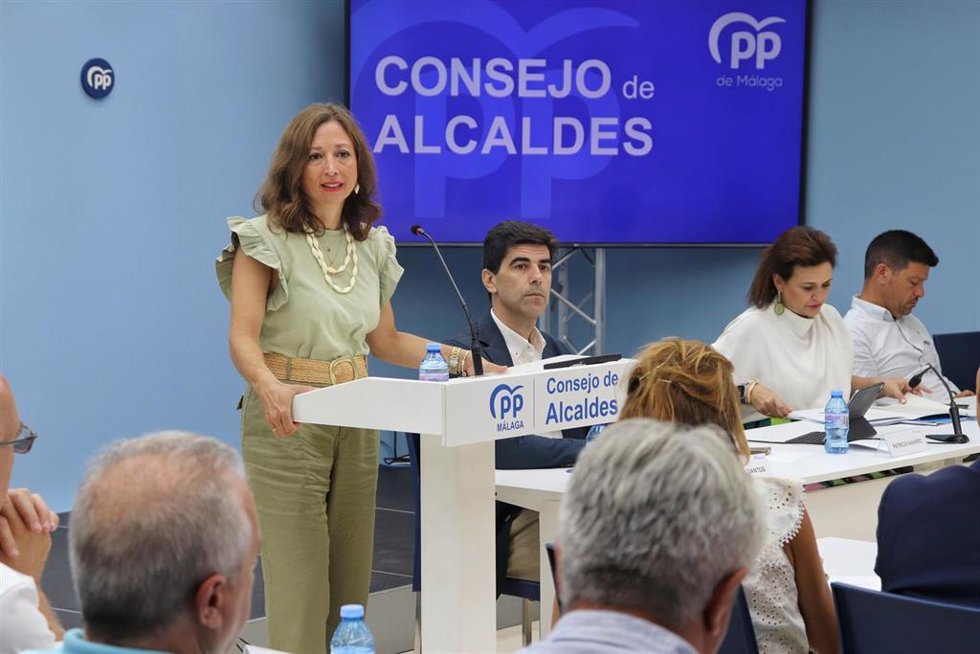 La presidenta del PP de Málaga, Patricia Navarro