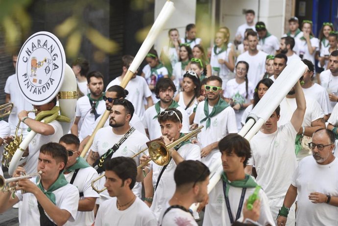 Archivo - Los sanlorenzos de Huesca traerán en agosto siete días intensos de fiesta.