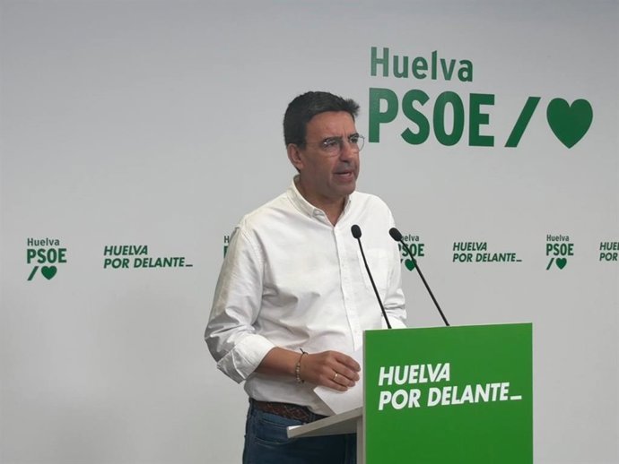 El portavoz de Presidencia del PSOE-A y diputado por Huelva, Mario Jiménez.