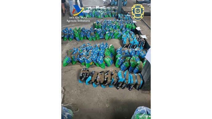 Intervenida cocaína mezclada con arena de gato