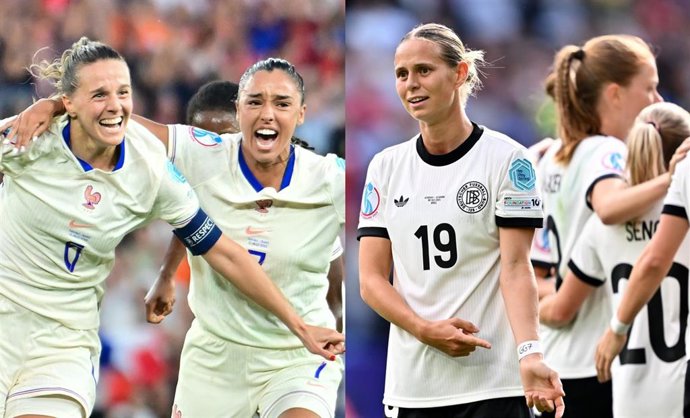 Francia y Alemania en la Eurocopa 2025