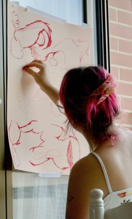 Nerea Gundin marrazten