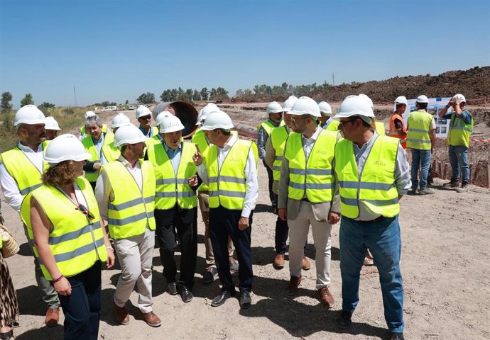 Visita a las obras de regadíos de las Marismas del Guadalquivir