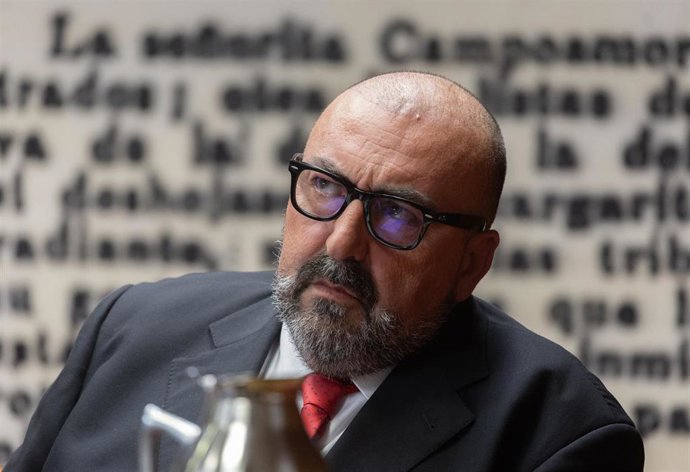 Archivo - El exasesor del exministro José Luis Ábalos, Koldo García, comparece en la comisión del Senado sobre la investigación de las mascarillas durante el COVID-19, a 22 de abril de 2024, en Madrid (España).