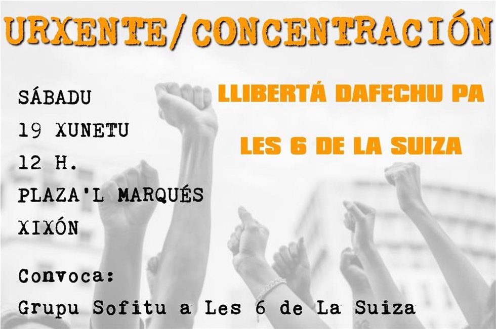 Cartel de la concentración.