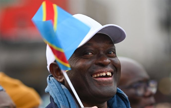 Archivo - 15 de fevereiro de 2025, Madri, Madri, ESPANHA: Várias associações em defesa do Congo protestaram na Puerta del Sol, em Madri, contra a tomada da cidade de Goma pelo M23, o movimento guerrilheiro apoiado por Ruanda.