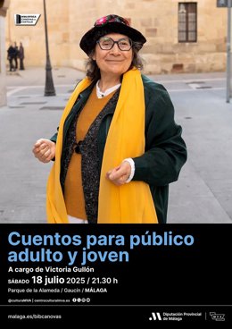 Cartel de una de las muchas propuestas culturales de la Diputación de Málaga para la próxima semana en la provincia.