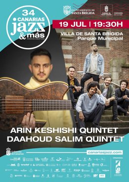 Cartel Festival de Jazz de Santa Brígida (Gran Canaria)