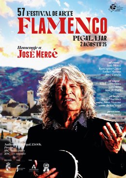 Cartel del 57º Festival de Arte Flamenco de Pegalajar