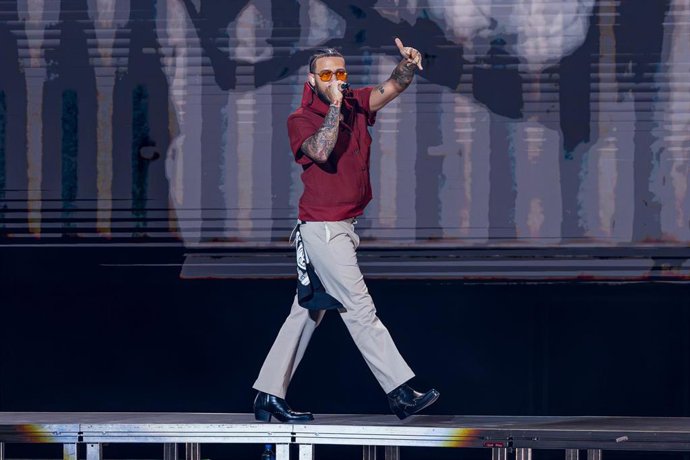 Actuación de Jhayco en el festival de las estrellas, Starlite Occident 2025.