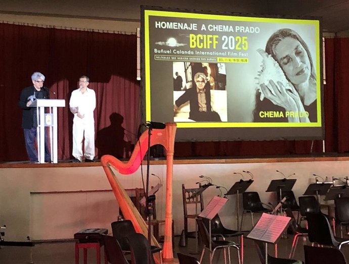 Acto de entrega de premios del XX Festival Internacional de Cine Buñuel Calanda.