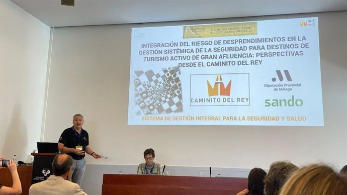 El Caminito del Rey se consolida como referente nacional en la gestión de riesgos geológicos y de desprendimientos. El XI Simposio Nacional sobre Taludes y Laderas Inestables, ha situado al paraje como protagonista del encuentro.