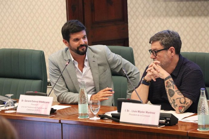 El president de la Unió de Federacions Esportives de Catalunya (UFEC), Gerard Esteva