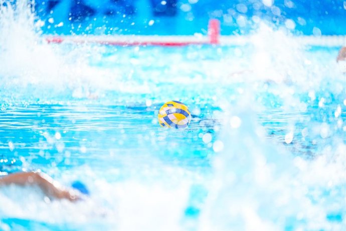 Archivo - Detail of ball during Women's Preliminary Round of the Water Polo match between Spain and Greece on Aquatics Centre during the Paris 2024 Olympics Games on July 31, 2024 in Paris, France.