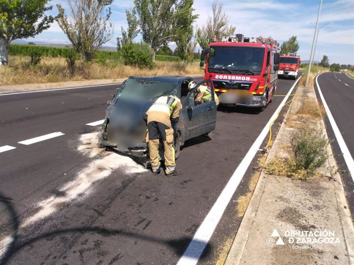 El accidente ha ocurrido en la entrada del Polígono Valdeferrín.