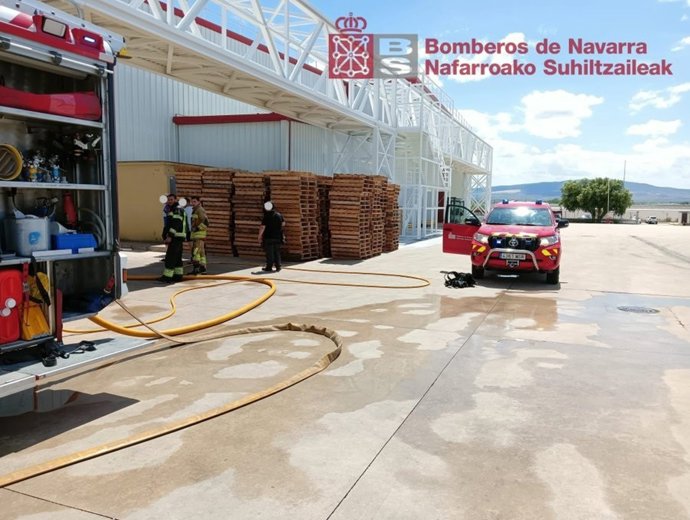 Intervención en el polígono de Funes.