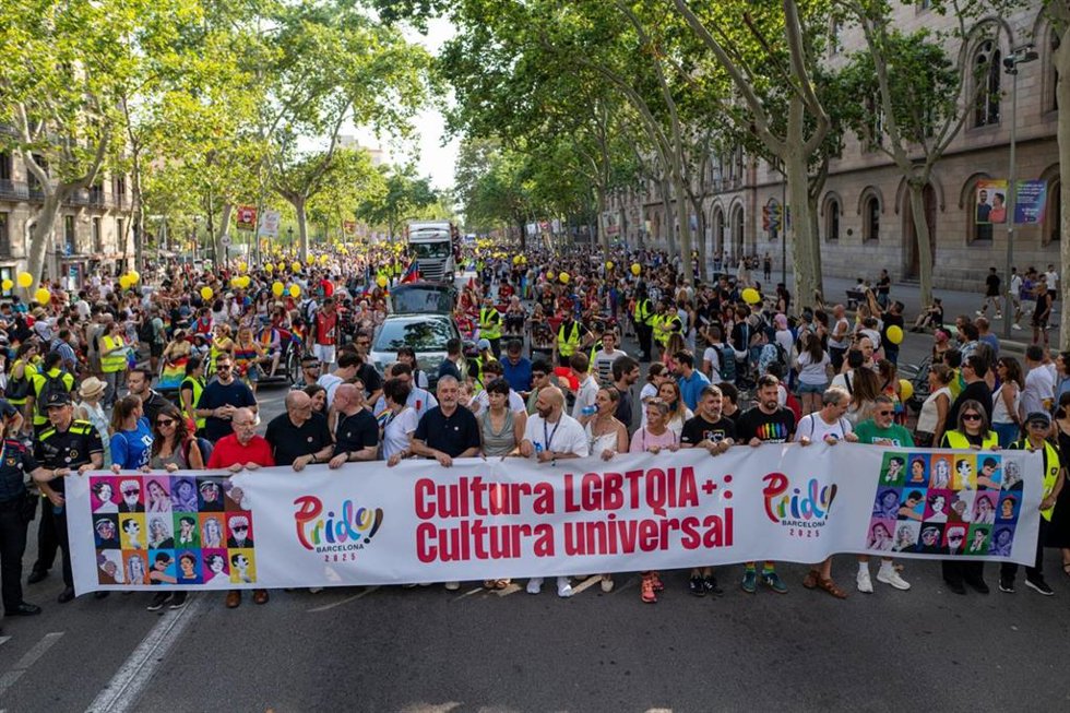 Cabecera de la marcha