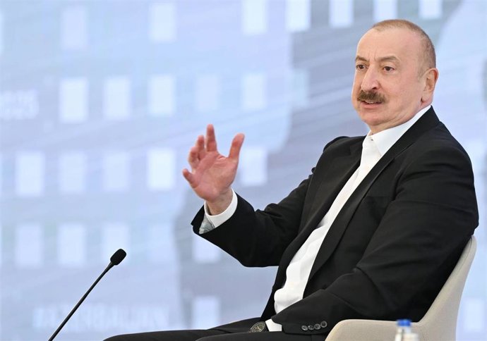 El presidente de Azerbaiyán, Ilham Aliyev
