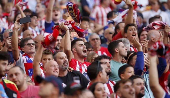 Archivo - Afición Atlético de Madrid