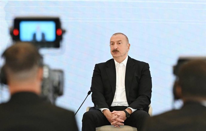El presidente de Azerbaiyán, Ilham Aliyev