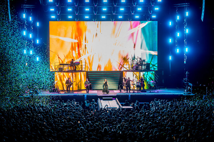 Amaral presenta 'Dolce Vita' en el Movistar Arena, en Madrid a 19 de julio de 2025