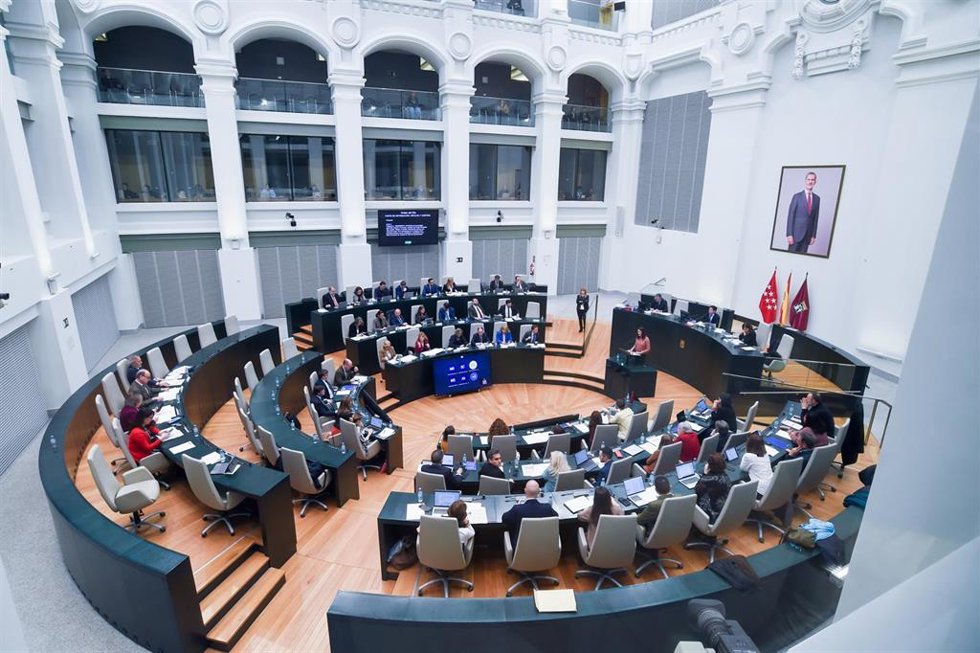 Archivo - Pleno municipal, en el Palacio de Cibeles
