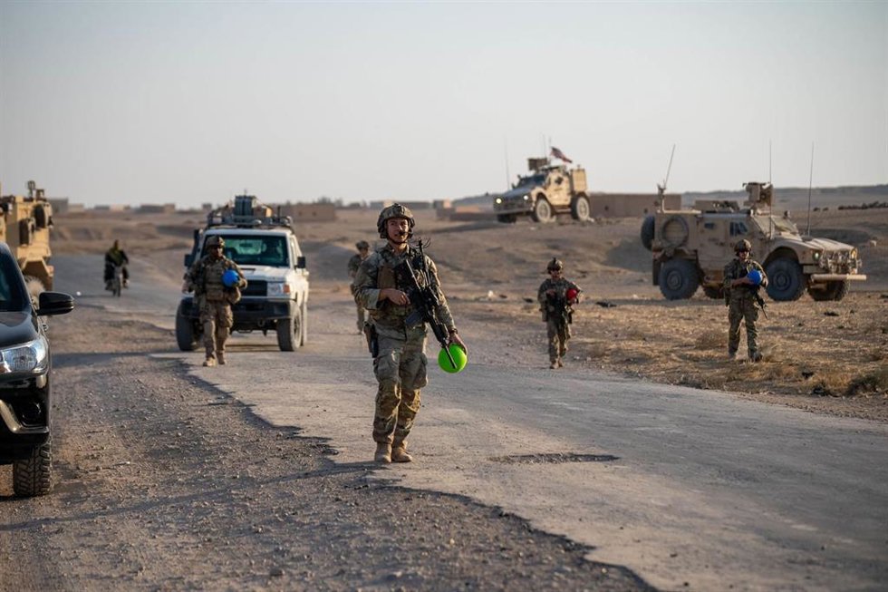 Archivo - Patrulla conjunta de militares de EEUU y de las FDS en Siria 