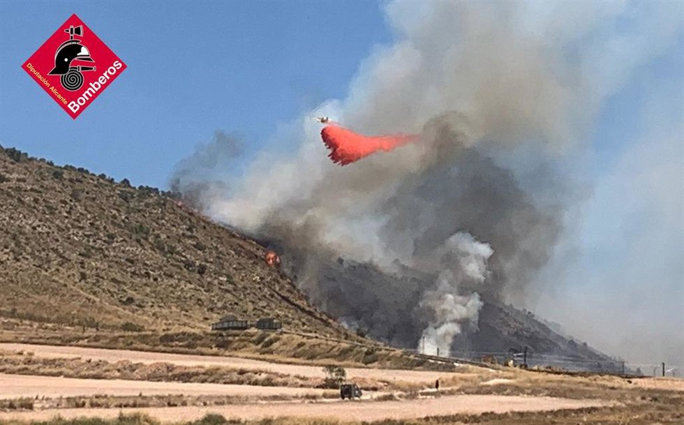 Incendio forestal de Villena