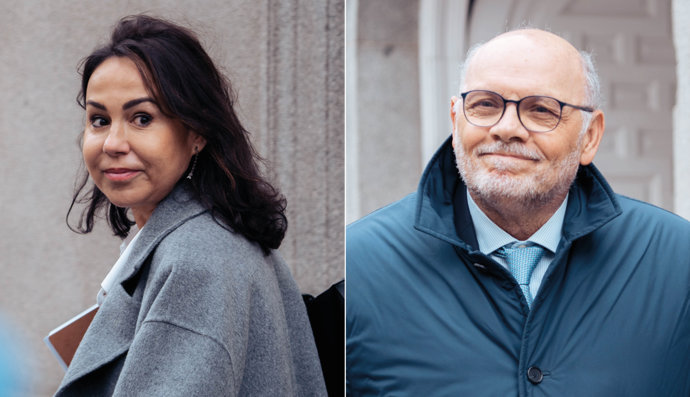 la expresidenta de Adif Isabel Pardo de Vera y el ex director general de Carreteras, Javier Herrero