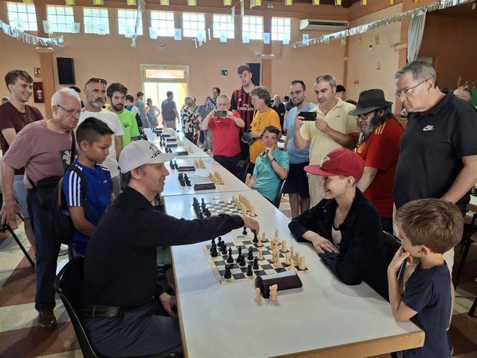 Imagen del XVIII Torneo Internacional de Ajedrez de Alcubierre.
