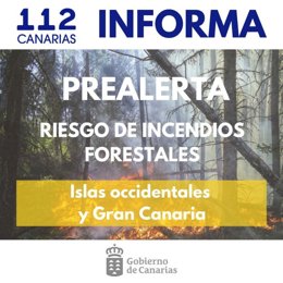 Prealerta incendios forestales