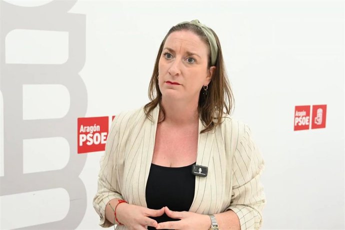 La diputada del PSOE en las Cortes de Aragón María Rodrigo.