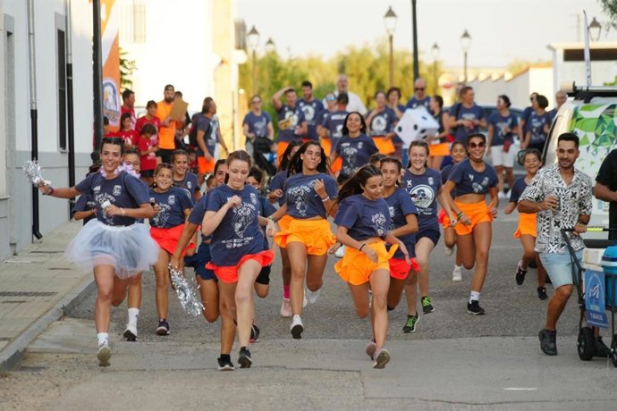 Participantes en el Gran Juego de la Oca de Los Pedroches en su edición de 2024.