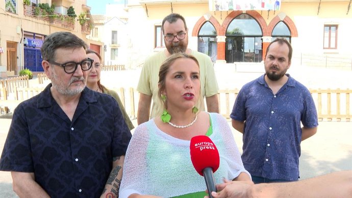 La coordinadora dels Comuns Candela López 