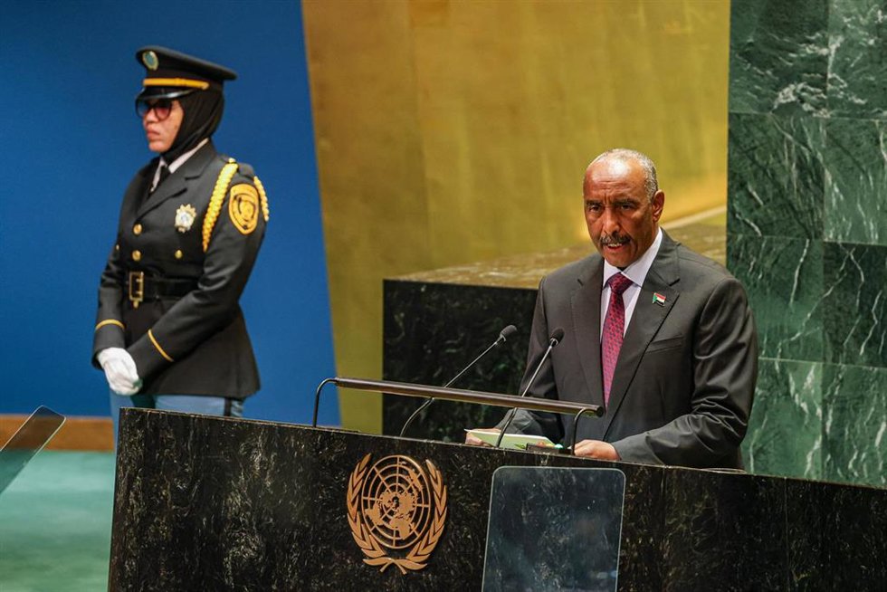 Archivo - Abdelfatá al Burhan, líder militar de Sudán 