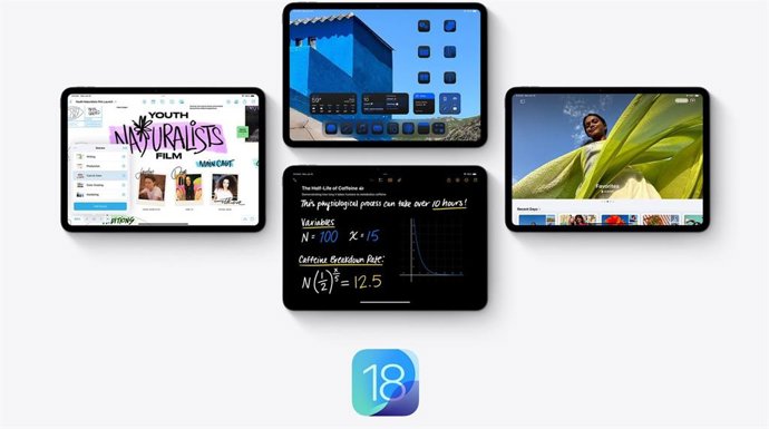 Archivo - Arquivo - A nova versão do sistema operacional iPadOS 18.