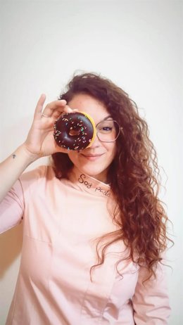 La repostera Natalia Rodríguez.