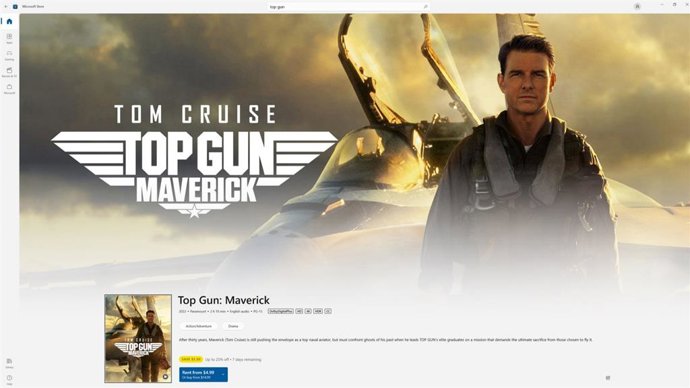 Microsoft Movies and TV Store.