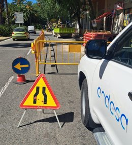 Trabajos de Endesa en Reus (Tarragona).